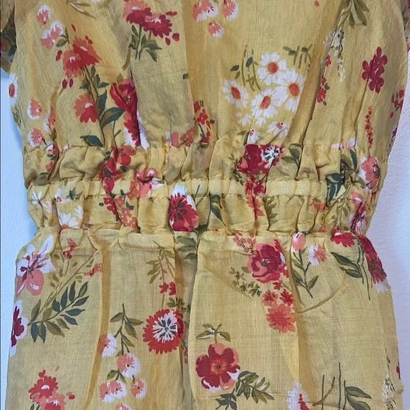 George Yellow Ruffle Dress - Picture 4 of 9